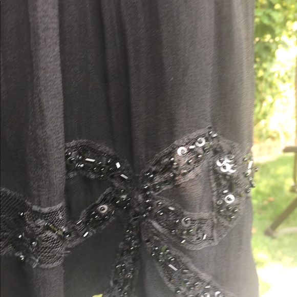 Hannah Jo Black silk dress M - Picture 7 of 8